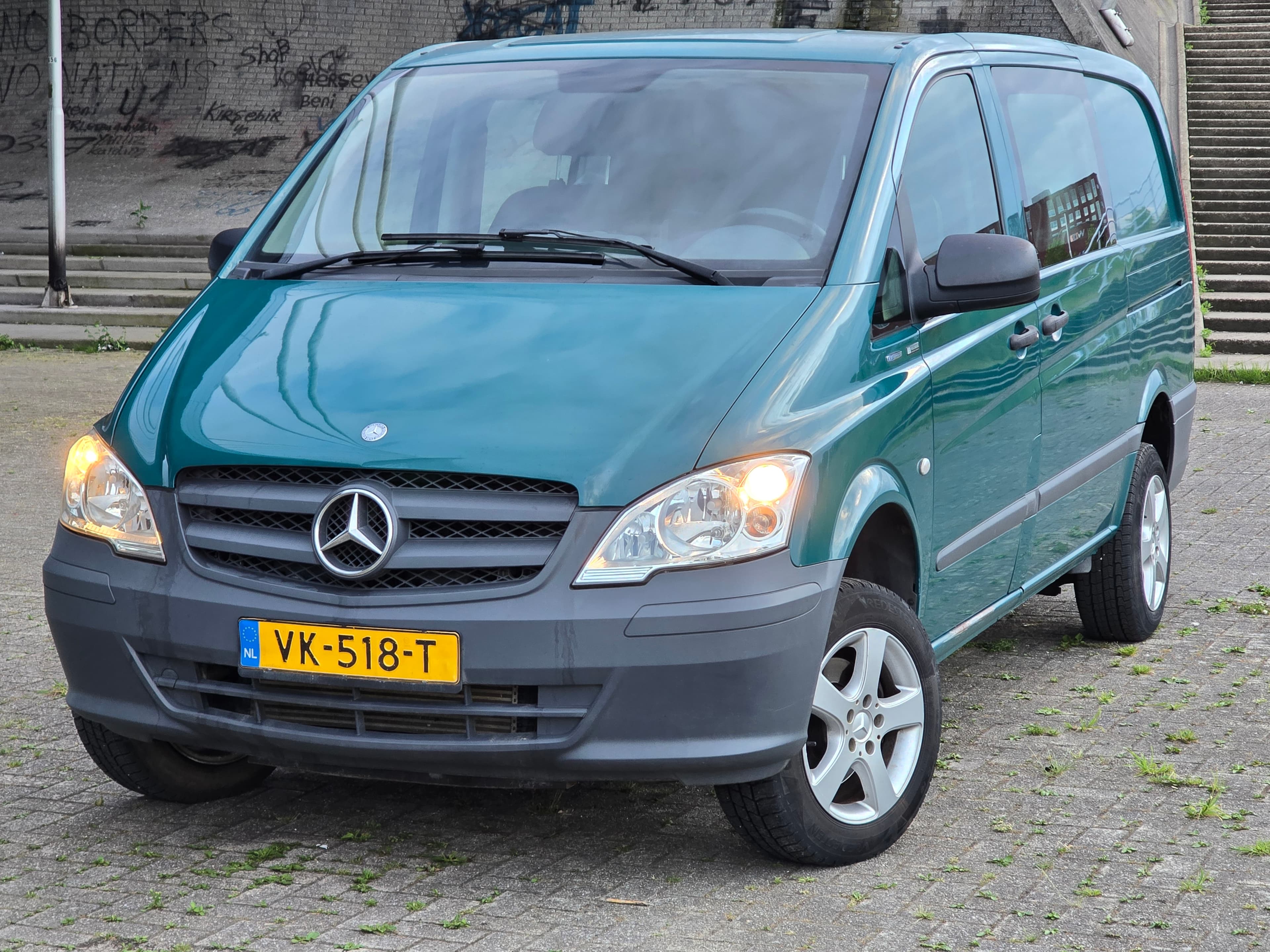 Mercedes-Benz Vito Dubbele cabine 113 CDI Lang 4x4 aandrijving